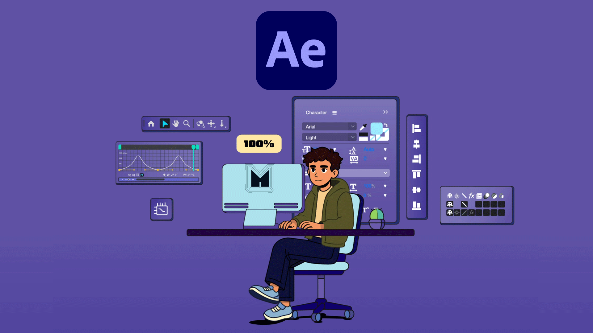 Phần mềm làm motion graphics After Effect