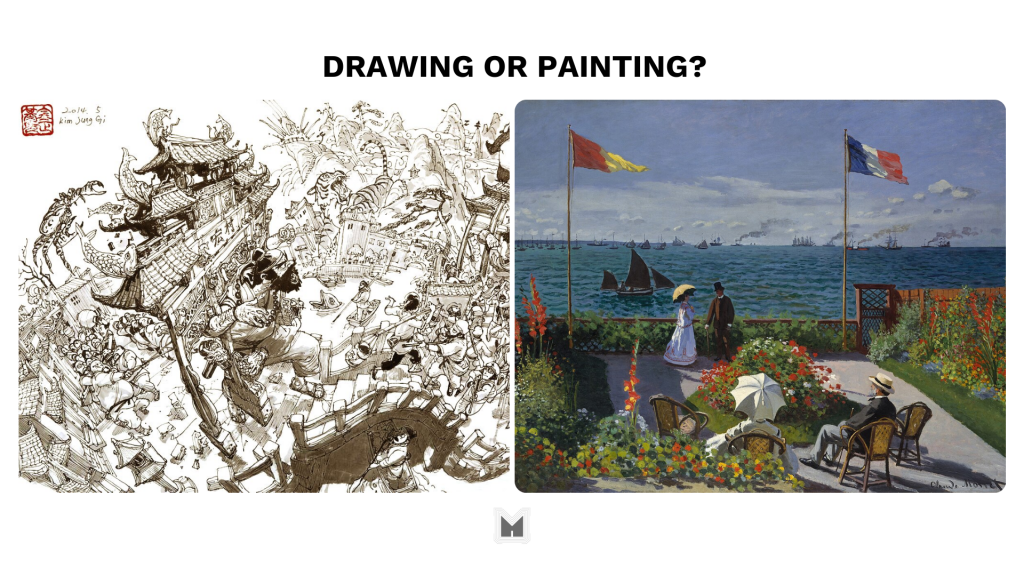 drawing và painting