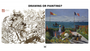 drawing và painting