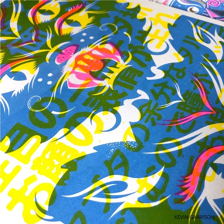 Phong cách minh họa Risograph