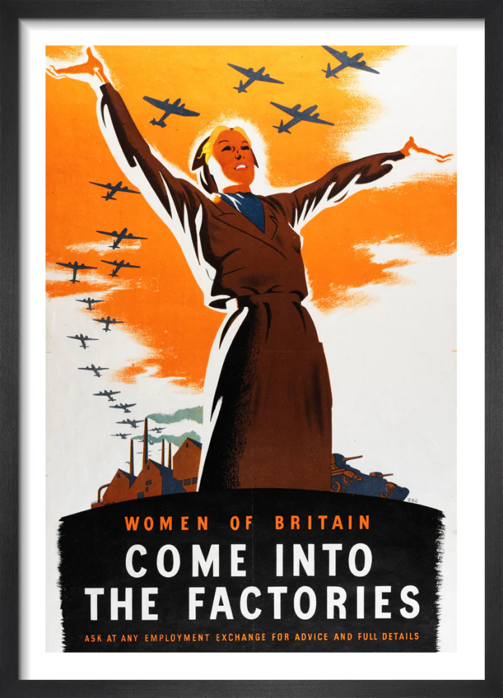 poster về người phụ nữ Anh