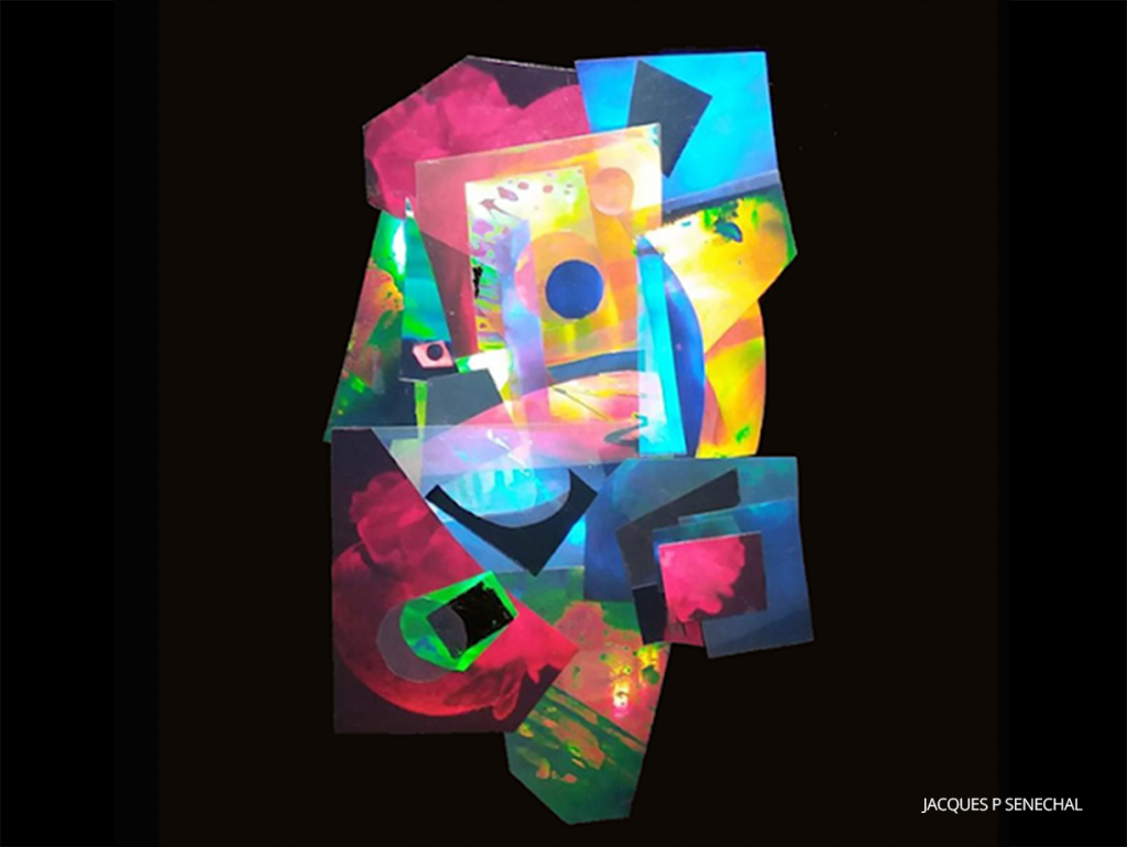 Phong cách minh họa Holographic