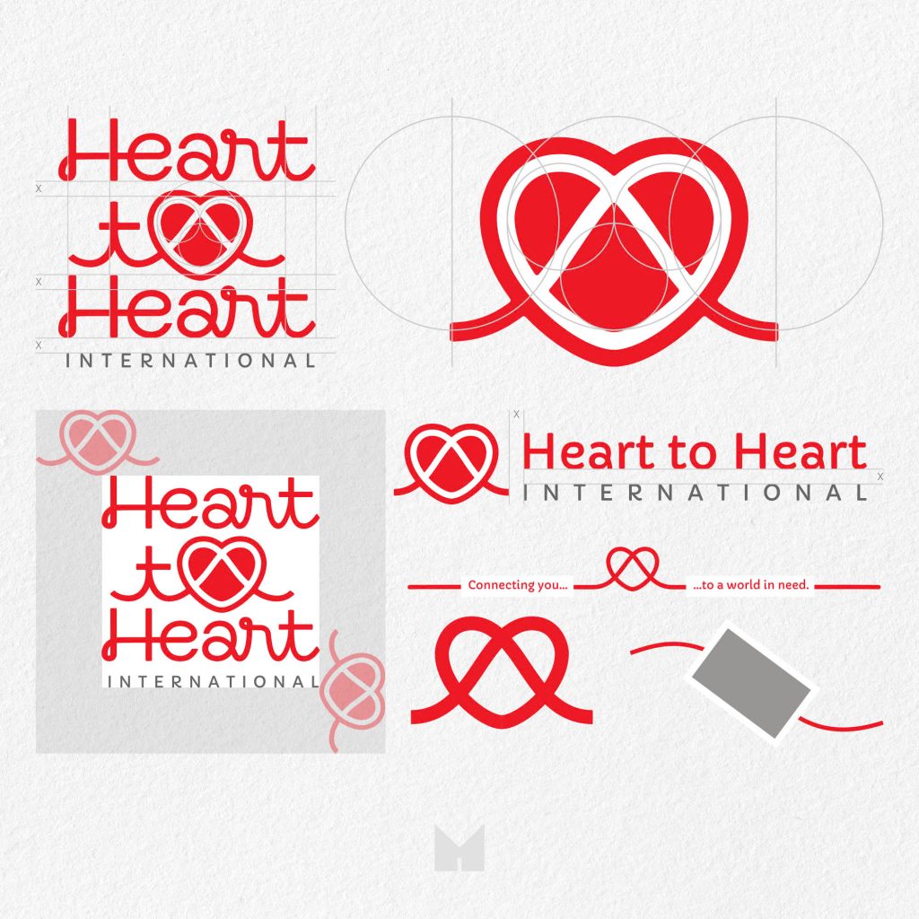 Logo Heart to Heart International-Quy trình thiết kế logo