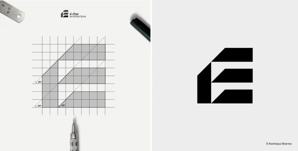 hệ thống lưới nền tảng trong thiết kế logo