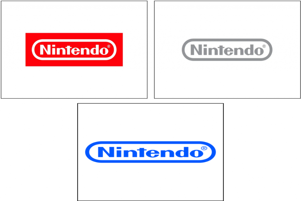 Logo Nintendo với thiết kế đường đua - Racetrack