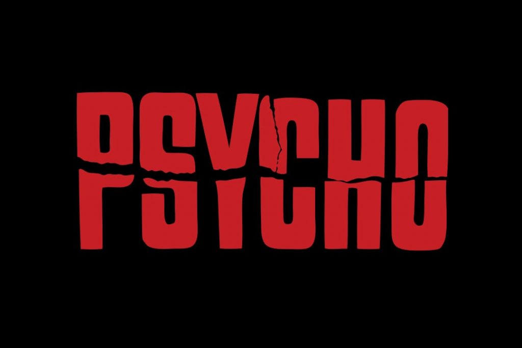 Phông chữ Logo phim - Psycho