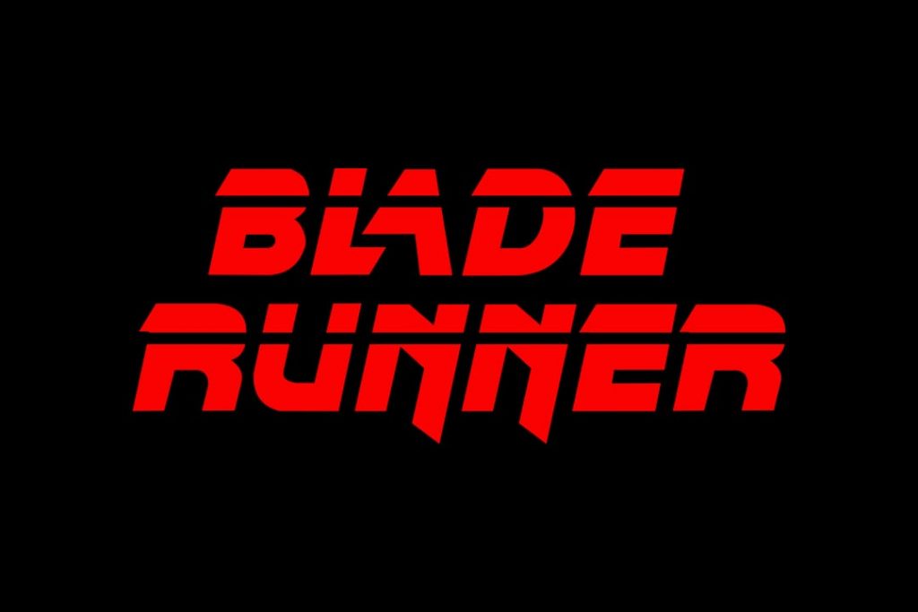 Phông chữ Logo phim - Blade Runner 