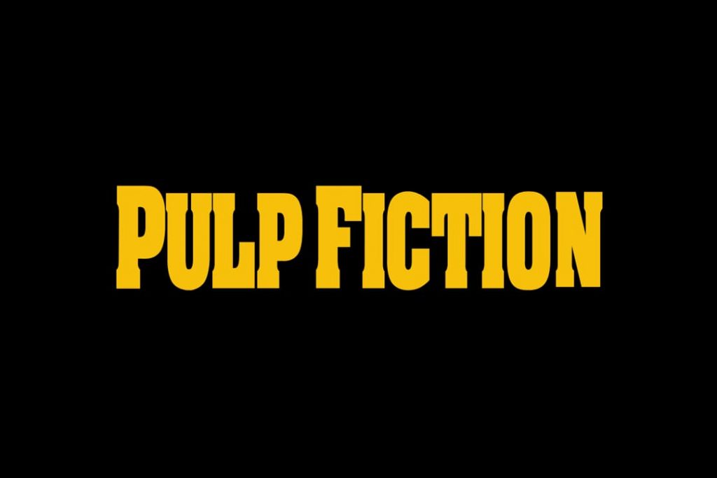 Phông chữ Logo phim - Pulp Fiction