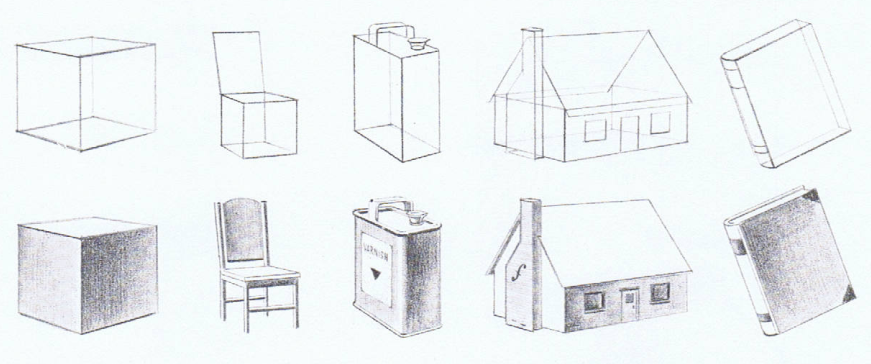 Khối lập phương - một trong bốn khối cơ bản