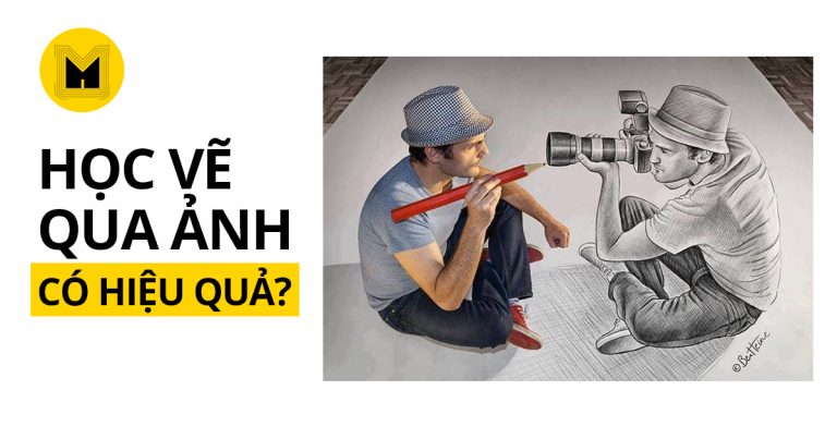 Học vẽ qua ảnh có hiệu quả không?