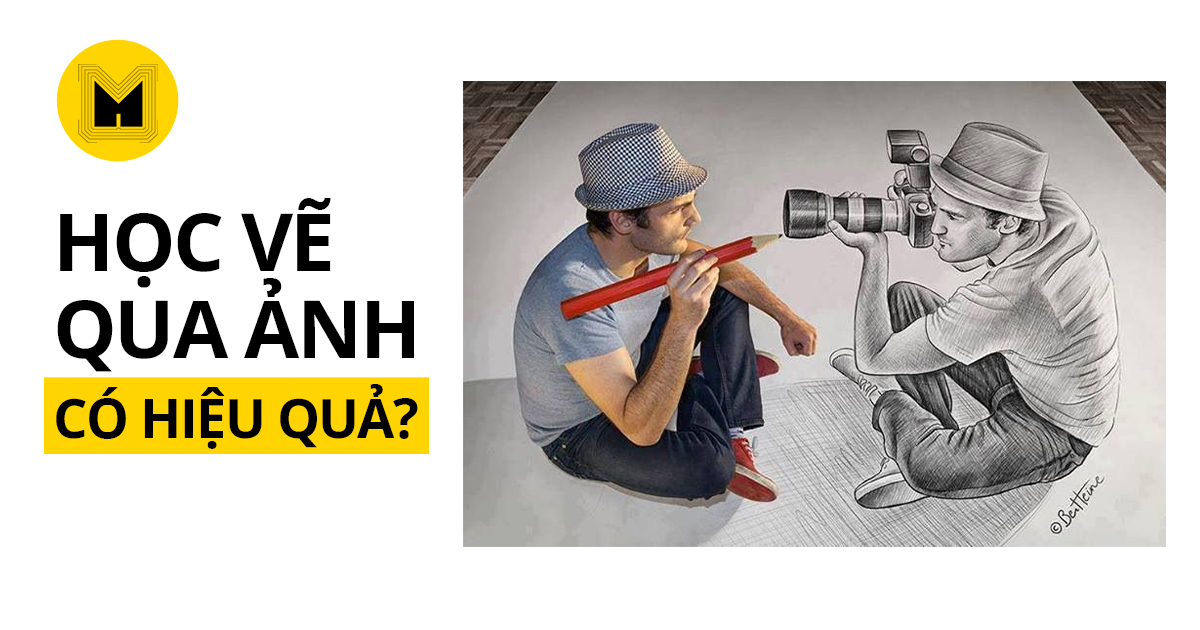 Học vẽ qua ảnh có hiệu quả không?