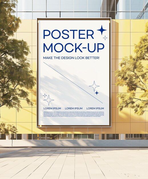 Vị trí đặt poster cũng rất quan trọng trong quá trình thiết kế
Nguồn: Pinterest