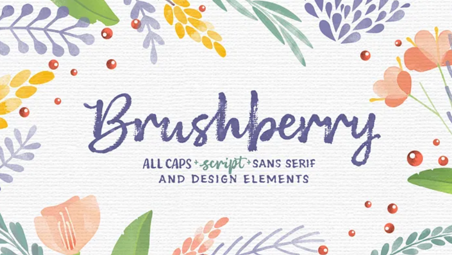 Kiểu phông chữ đầy ngọt ngào này có rất nhiều ứng dụng trong thiết kế. (Nguồn ảnh: Elena Genova via Adobe Fonts)