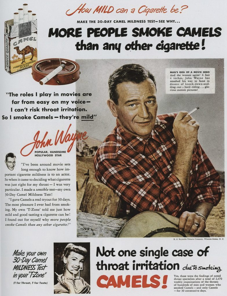 Thuốc lá Camel, 1951