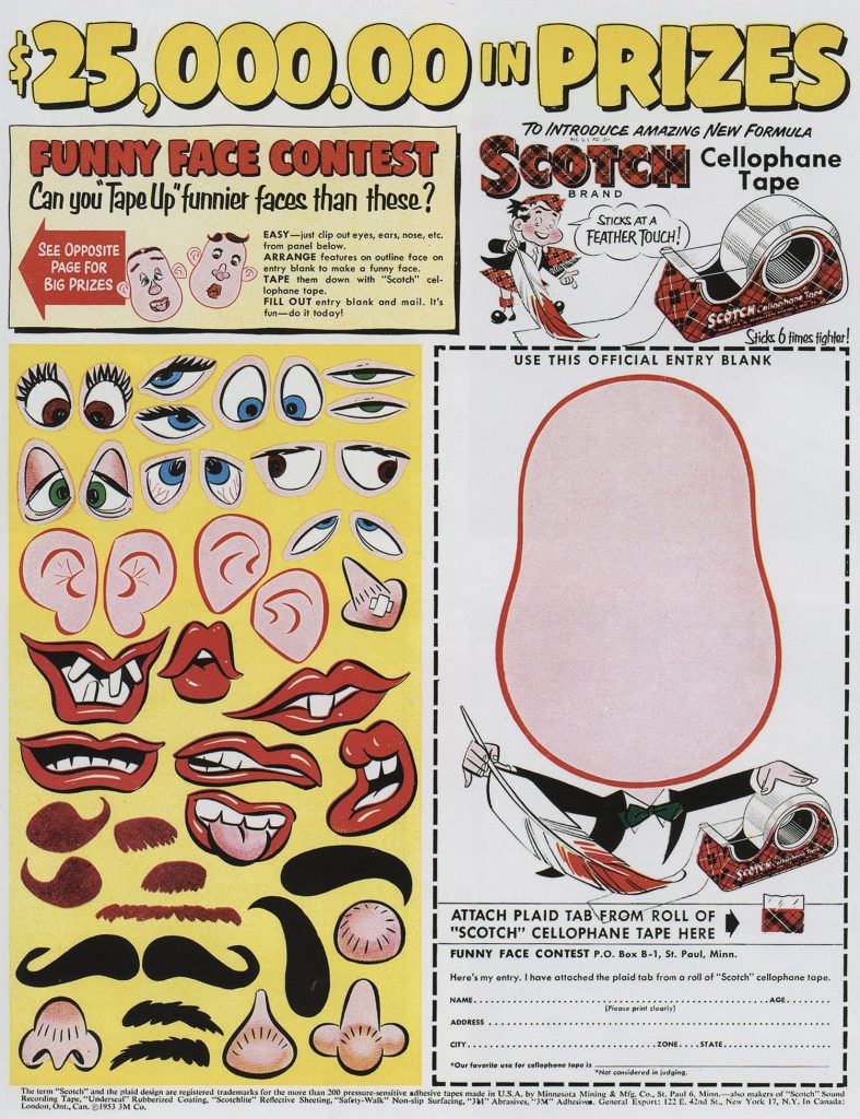 Quảng cáo thập niên 1950 - băng keo Scotch