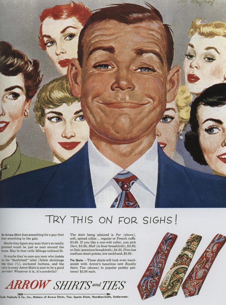 Quảng cáo thập niên 1950 - Arrow Shirts
