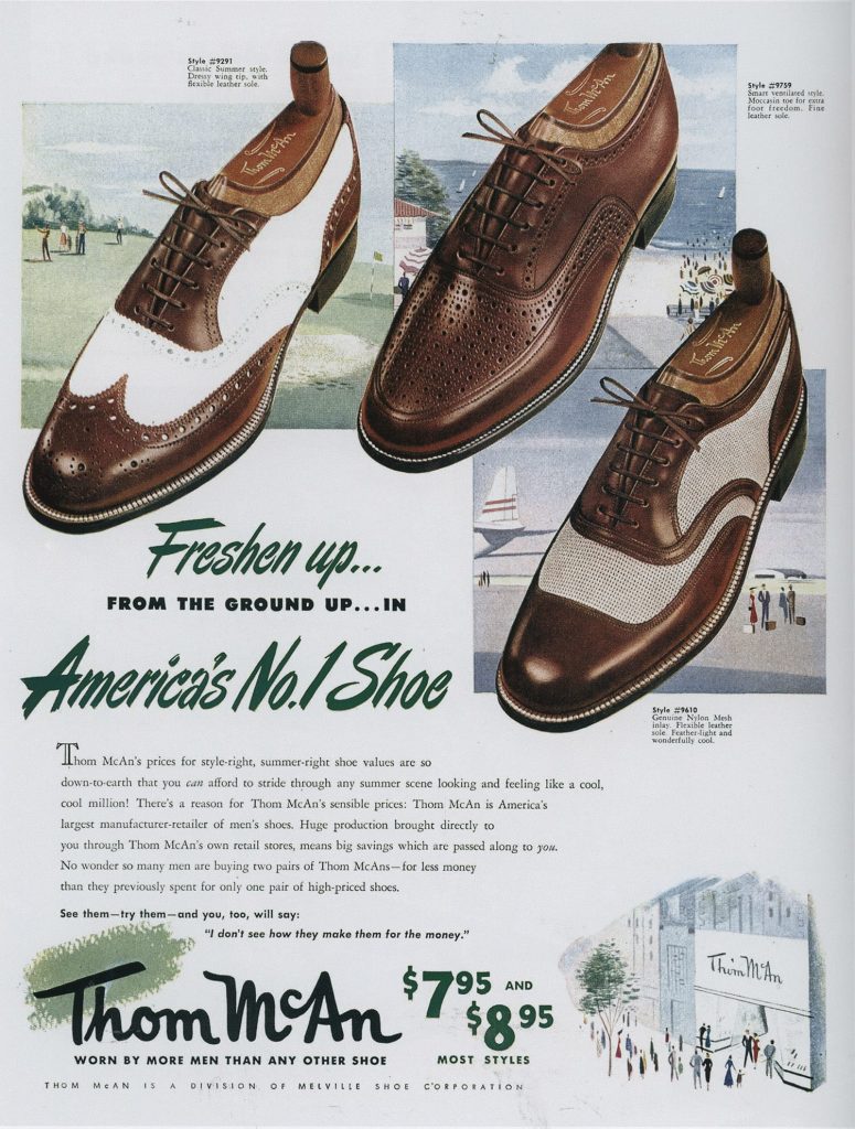 Giày Thom McAn, 1951