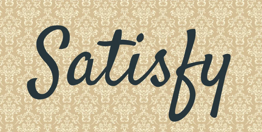 Với cảm hứng từ những nét mực ướt, Satisfy mang đến một cảm giác mềm mại, trôi chảy như được viết bằng bút lông.