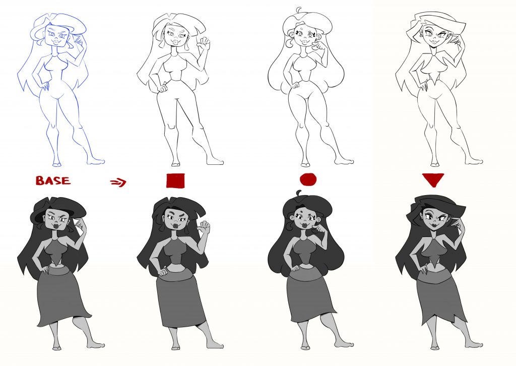 Học thiết kế nhân vật - bước 2