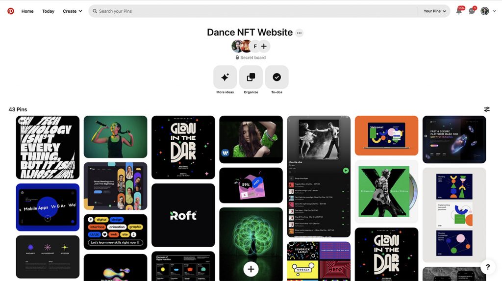 Tìm hình ảnh xây dựng moodboard