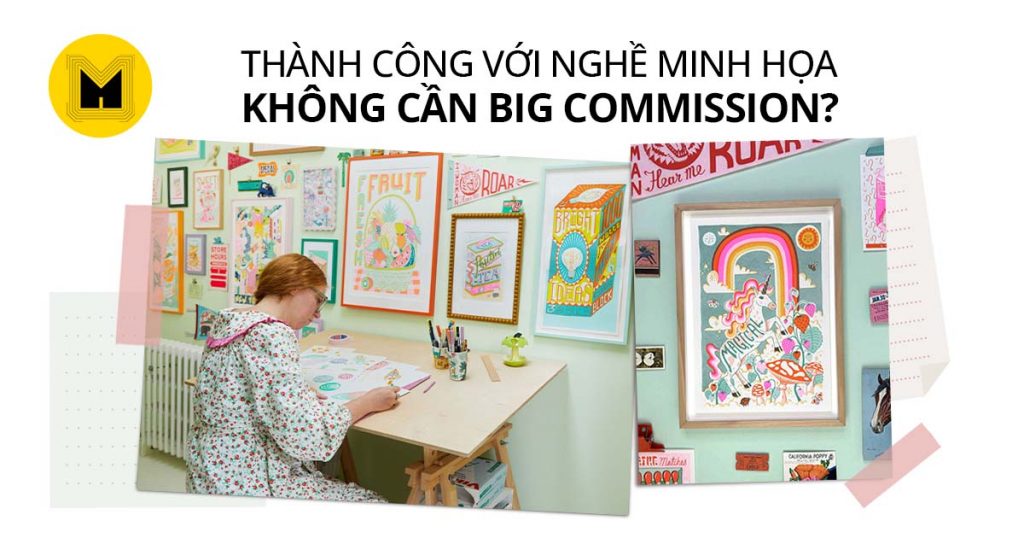 Thành công với nghề minh họa