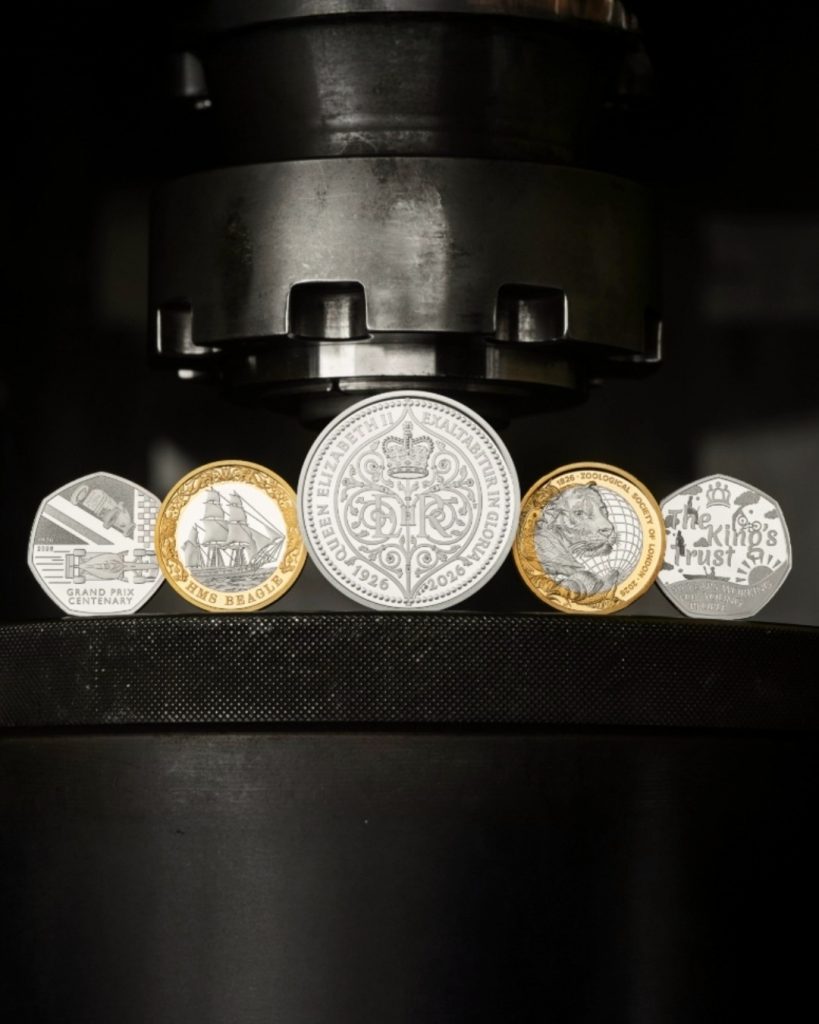 Đồng xu kỷ niệm 100 năm British Grand Prix