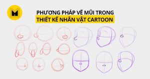 cách vẽ mũi