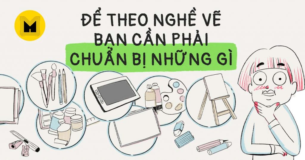 Học vẽ cần những gì