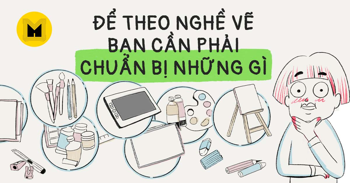Học vẽ cần những gì